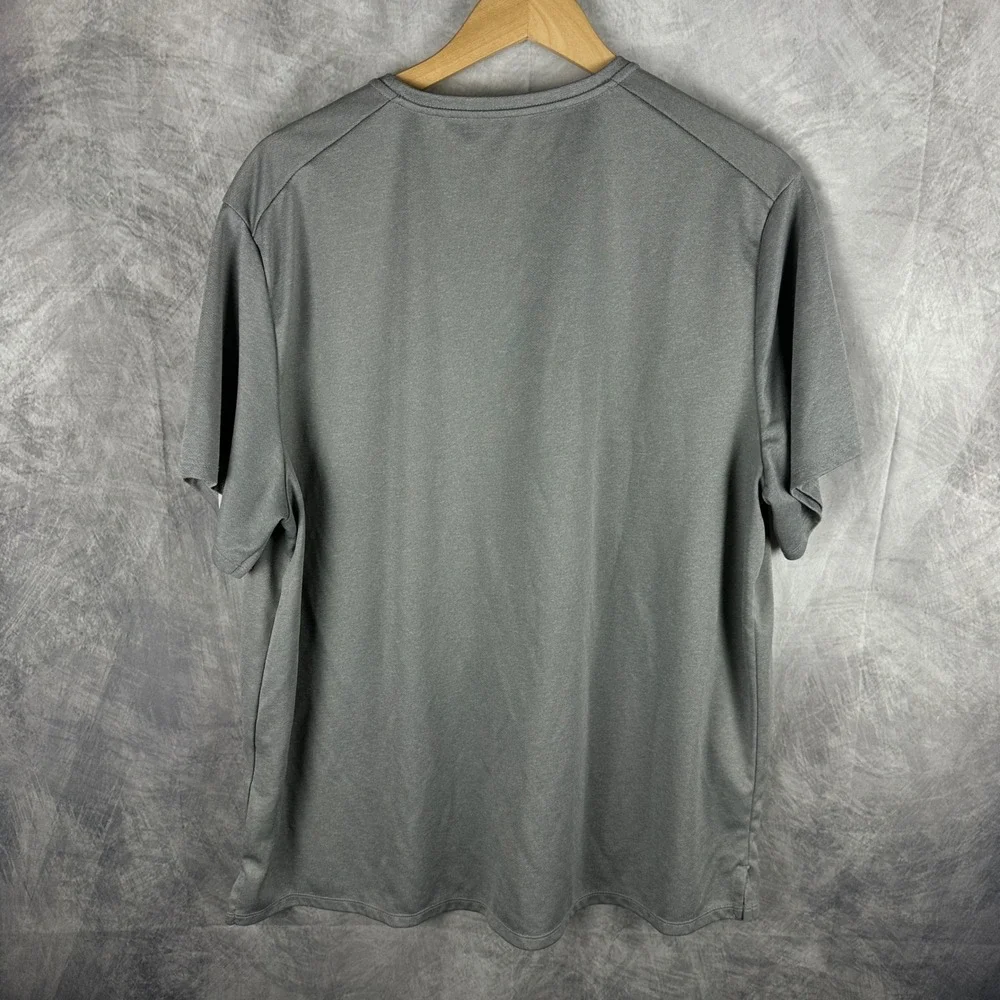 Nike Running Dri-FIT Shirt Mens XL‎ Grey Short Sleeve Training Tee DV9315-084